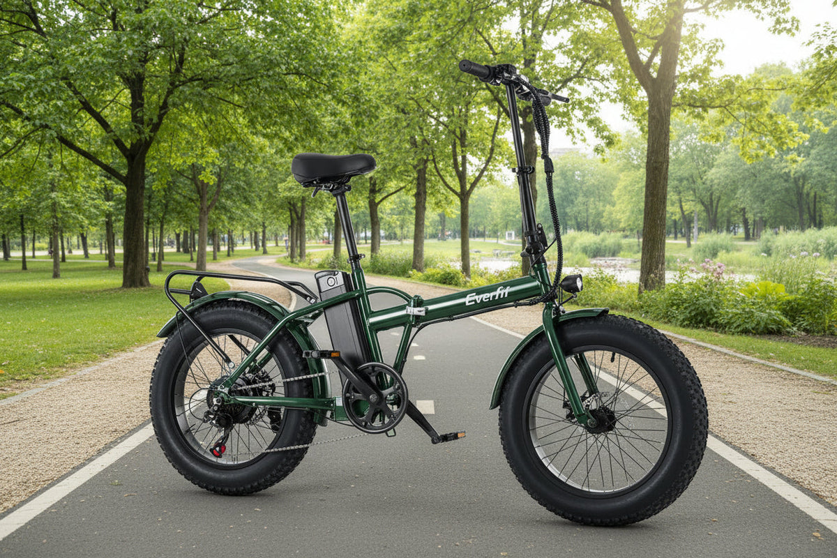 Everfit 20 Inch Folding Electric Bike Urban City Bicycle eBike Rechargeable-0