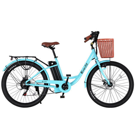 Everfit 26" Electric Bike City Bicycle eBike e-Bike Commuter w/ Battery BL-0
